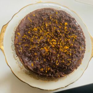 Tarte Crumble Chocolat Orange
