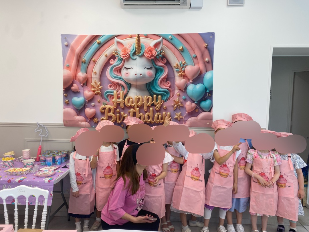 Atelier anniversaire cupcakes licorne