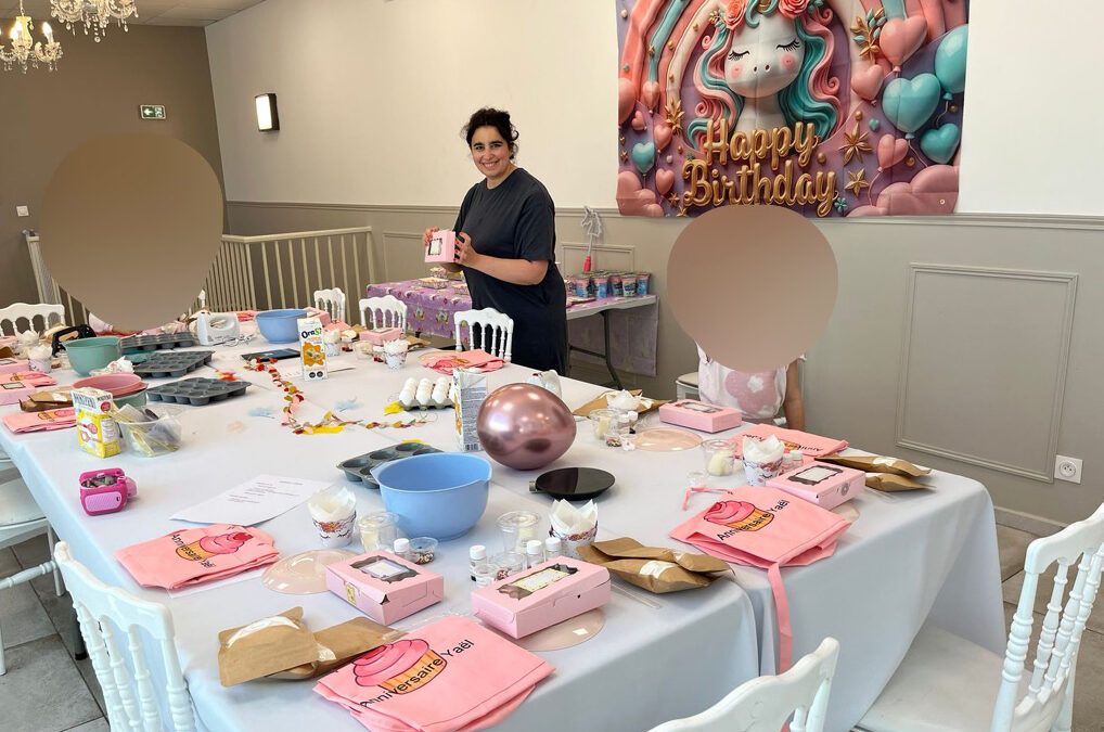 Atelier anniversaire cupcakes licorne